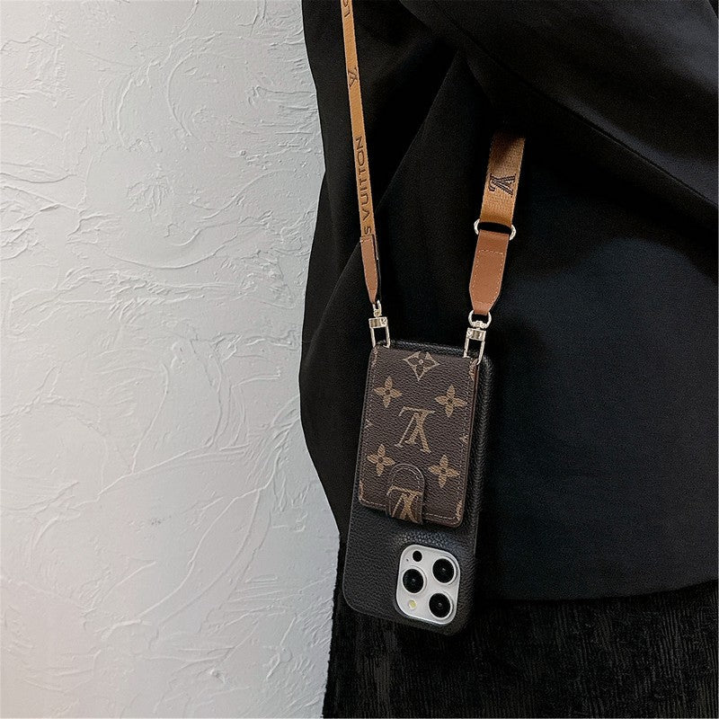 Luksus Card Bag Crossbody Chain iPhone etui