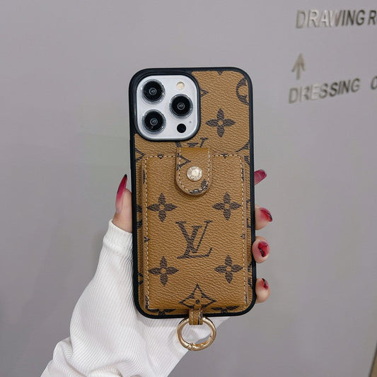 高級カードバッグ クラシックカラー iPhone ケース
