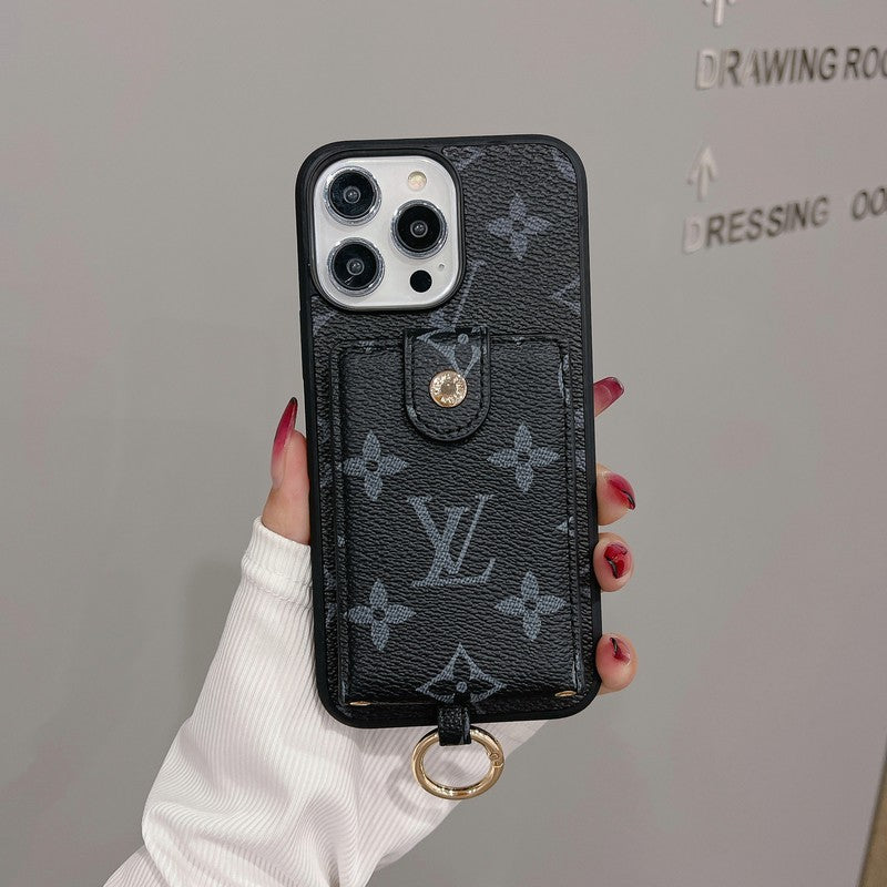 高級カードバッグ クラシックカラー iPhone ケース