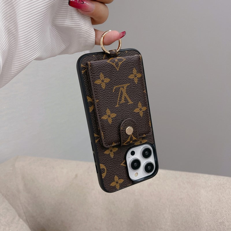 高級カードバッグ クラシックカラー iPhone ケース