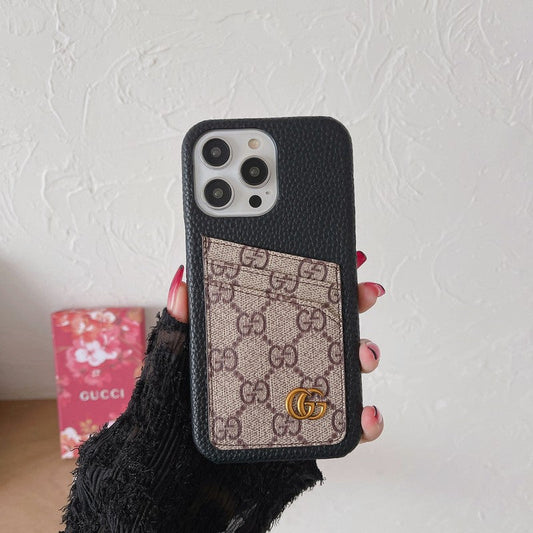 Premium Kaarttas Klassiek iPhone-hoesje