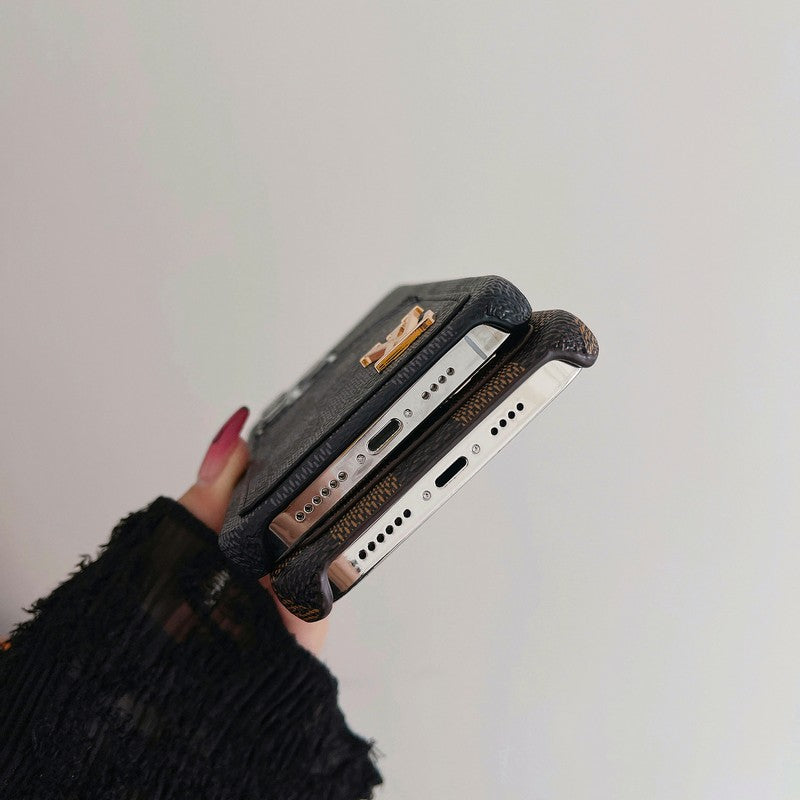 高級カードバッグ クラシック iPhone ケース
