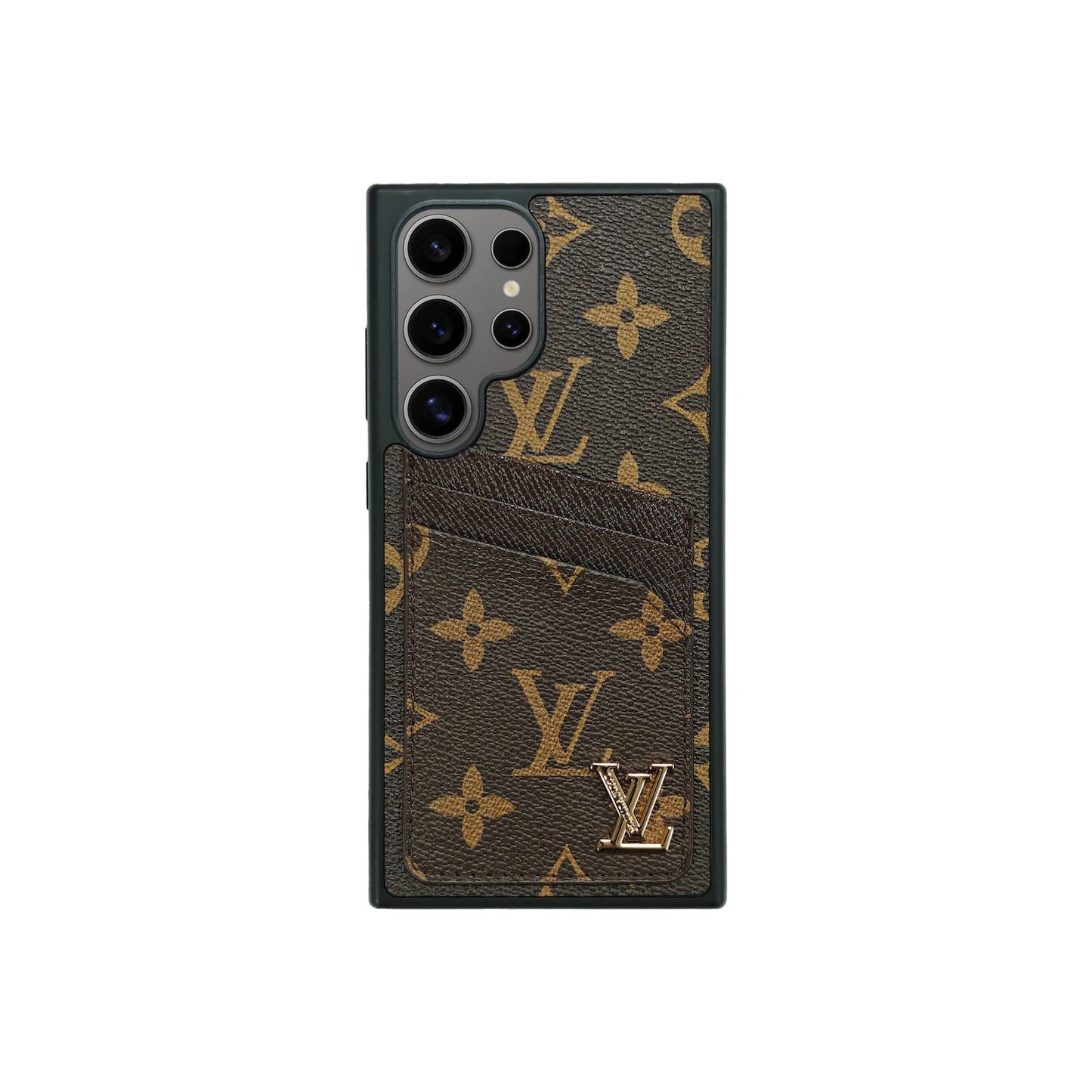 Enkel kortholder signatur brun etui | Samsung