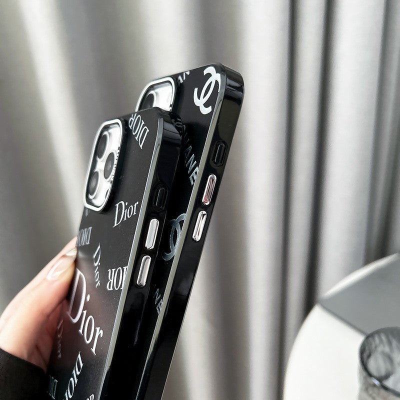 Capa preta fashion para iPhone