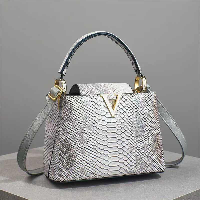 Sac à main de luxe haut de gamme - Sac à bandoulière à motif d'autruche de mode printanière