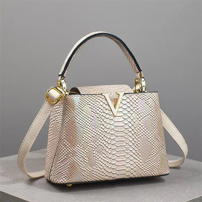 Sac à main de luxe haut de gamme - Sac à bandoulière à motif d'autruche de mode printanière