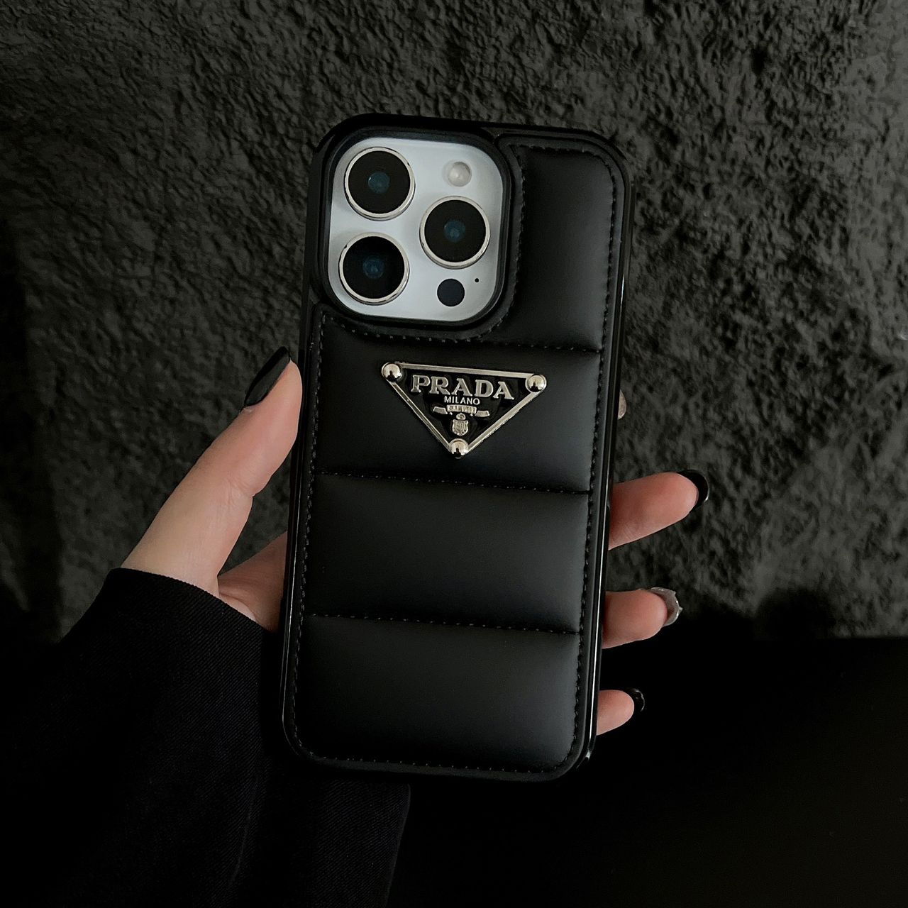 Moderne luksuriøst telefondeksel for iPhone 17/16/15/14