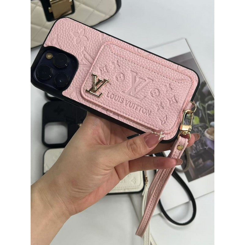 Luxe iPhone-hoesje met vier kleuren kaarttas