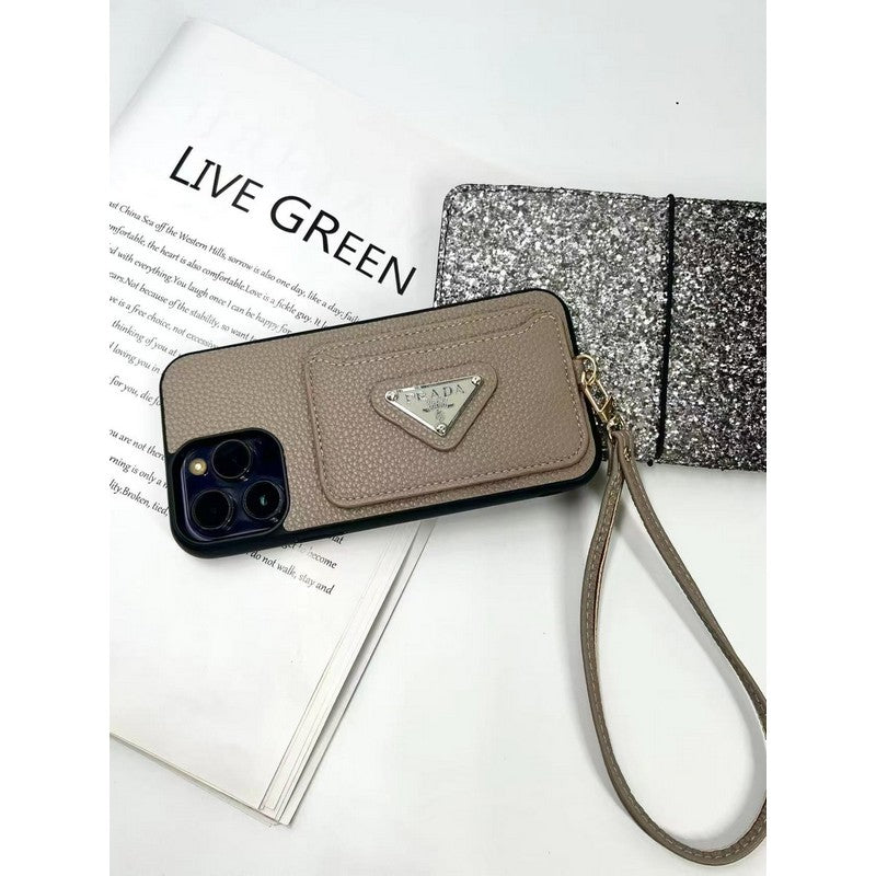 豪華4色カードバッグiPhoneケース