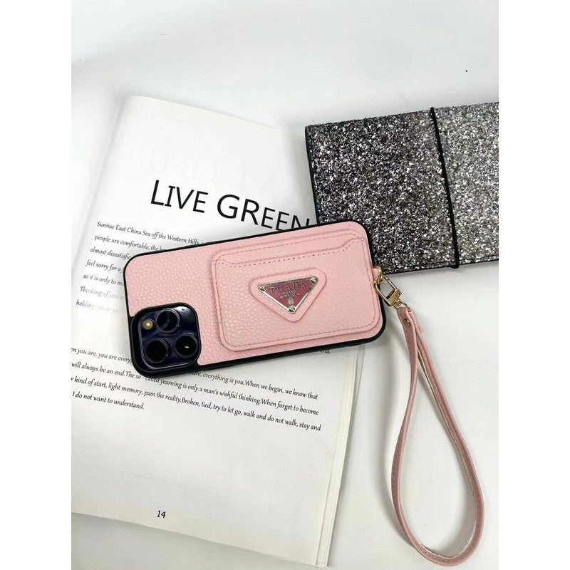 豪華4色カードバッグiPhoneケース