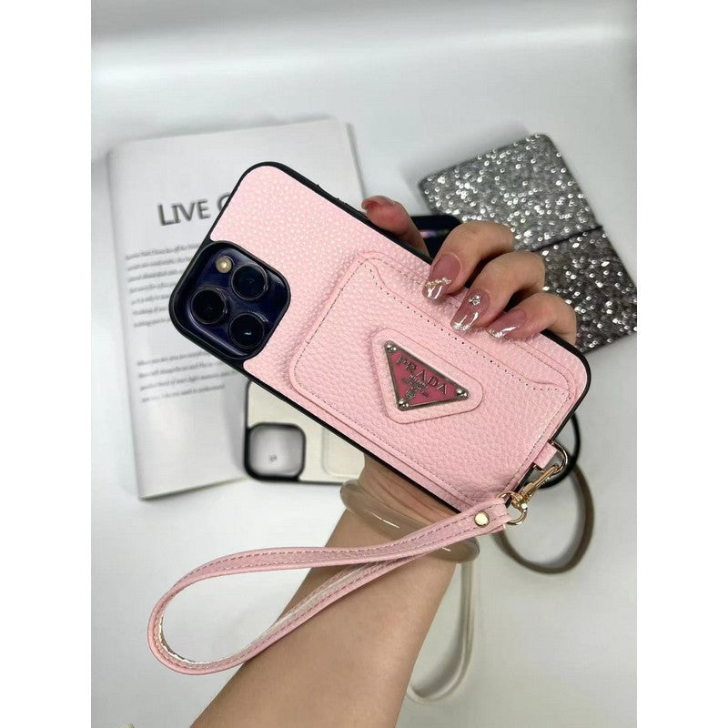 豪華4色カードバッグiPhoneケース