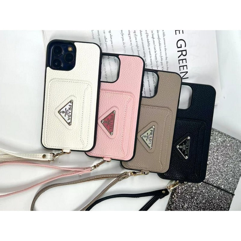 豪華4色カードバッグiPhoneケース