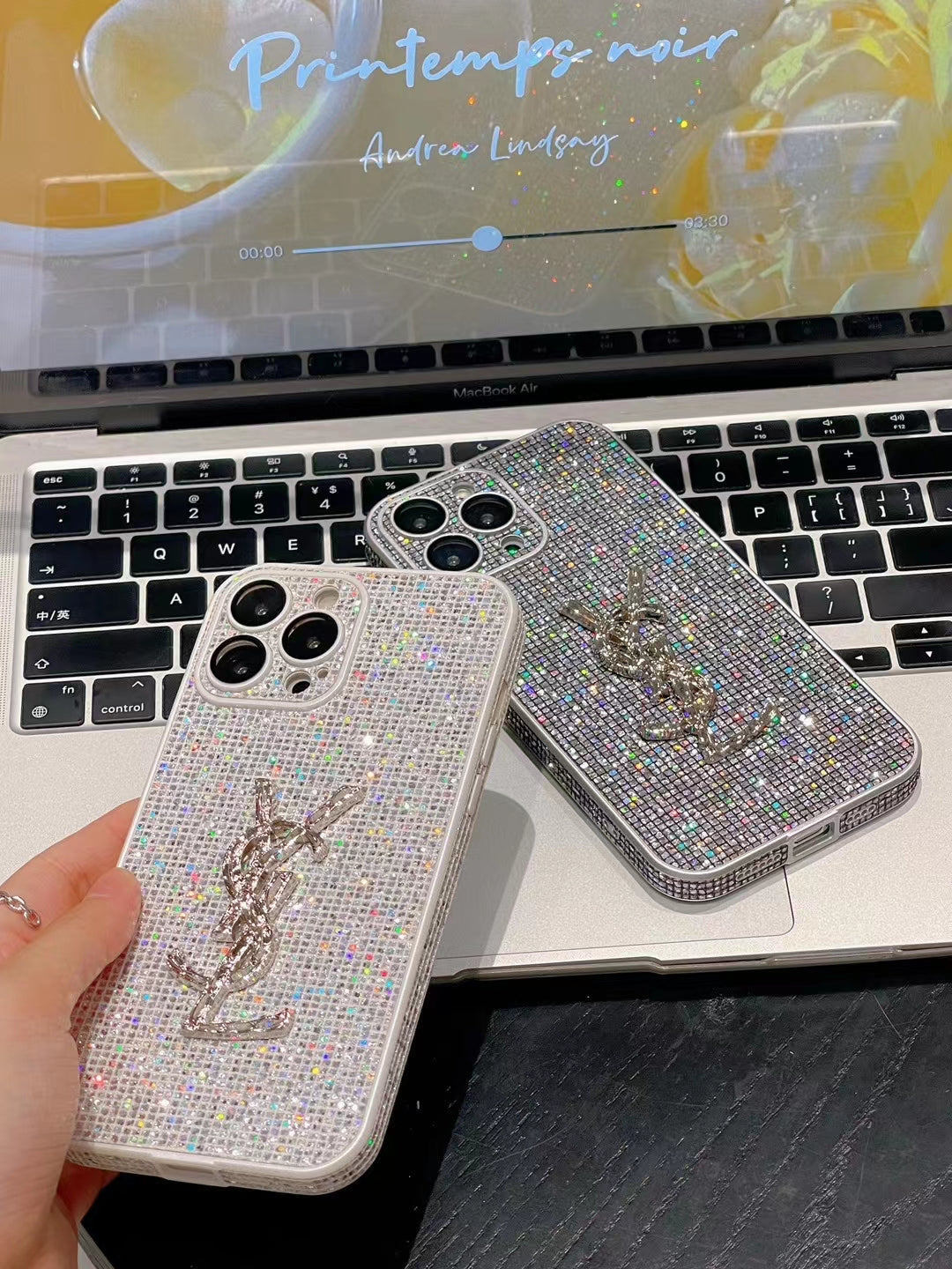 豪華なグリッター iPhone ケース