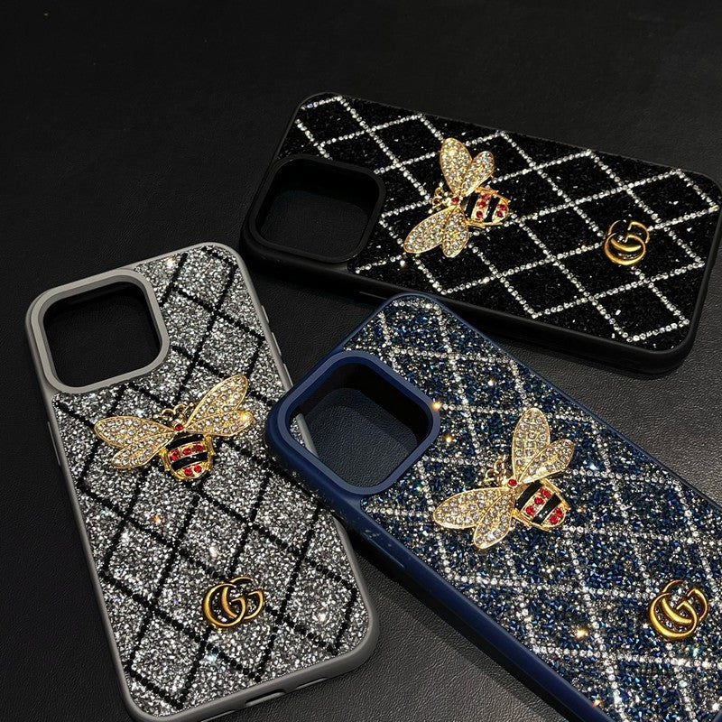 Premium Bee Diamond iPhone-hoesje