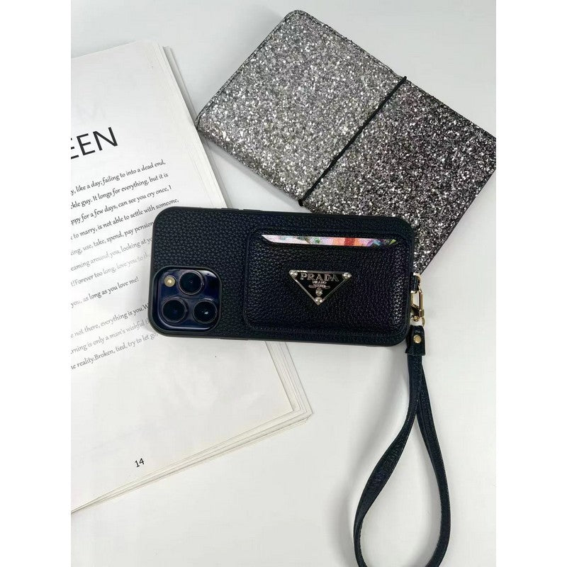 豪華4色カードバッグiPhoneケース
