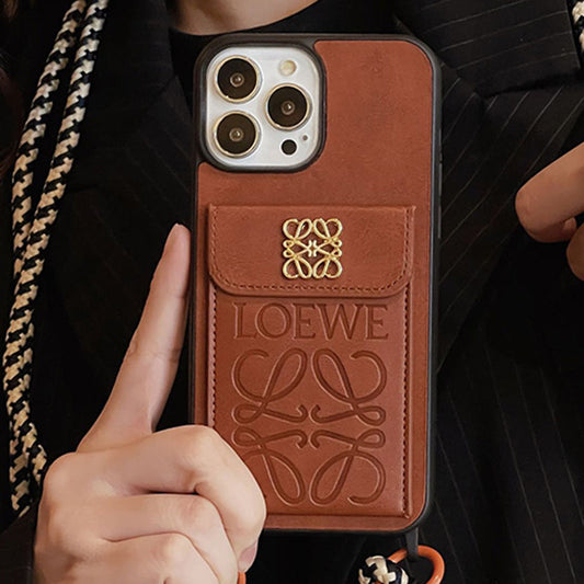 Usnjena torbica za iPhone Loe Card Holder