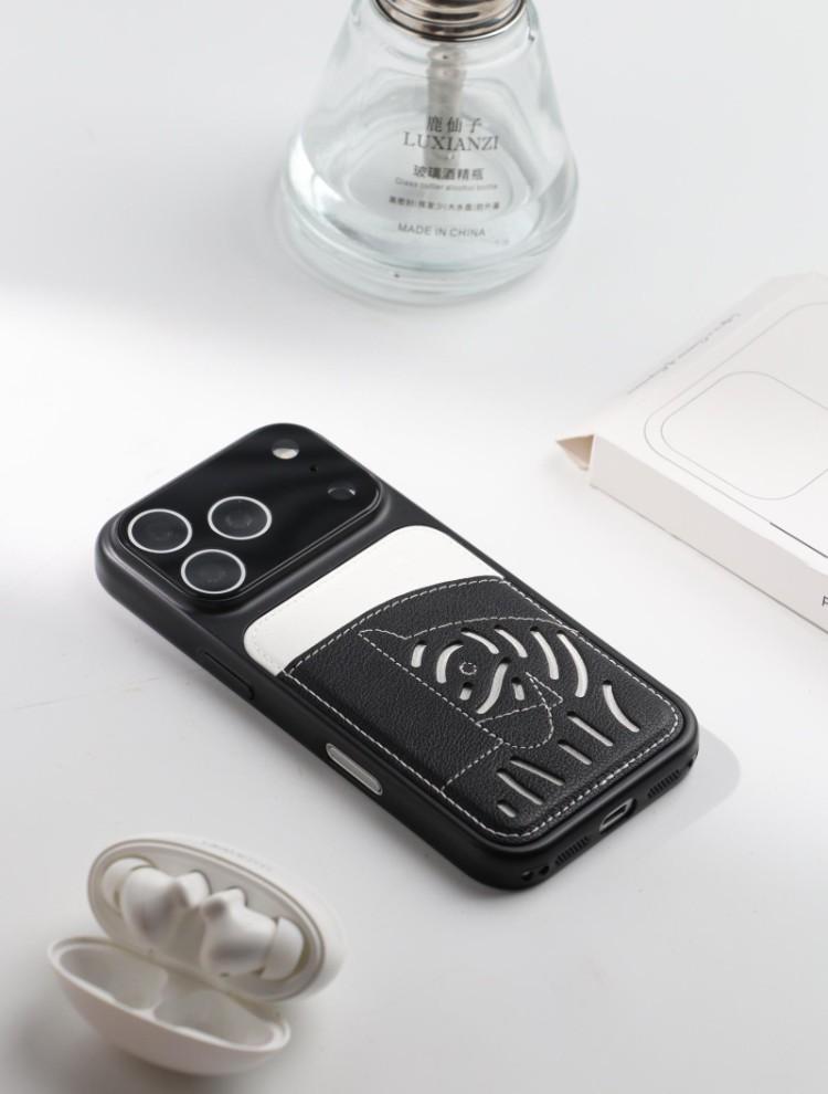 2026 Nyt Premium Læder Card Slot iPhone-etui – Limited Edition Year of the Horse