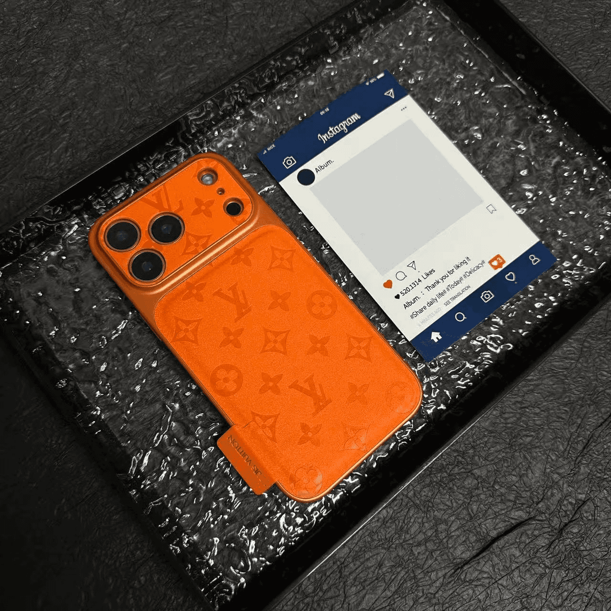 Husă pentru iPhone din piele premium din microfibră