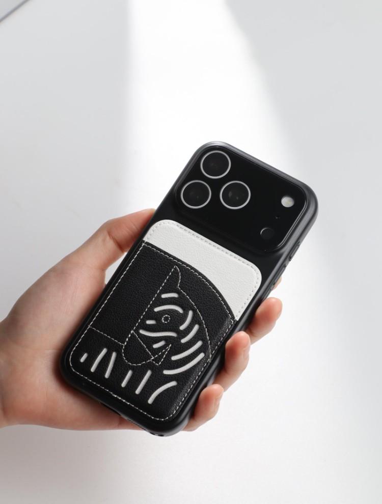 2026 Nyt Premium Læder Card Slot iPhone-etui – Limited Edition Year of the Horse