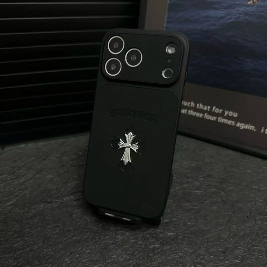 クロムハーツ クロスレザーiPhoneケース
