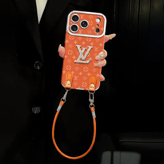 Luxusní crossbody pouzdro na telefon s popruhem