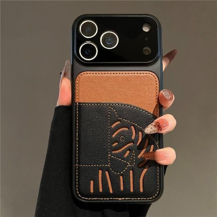 2026 Nyt Premium Læder Card Slot iPhone-etui – Limited Edition Year of the Horse