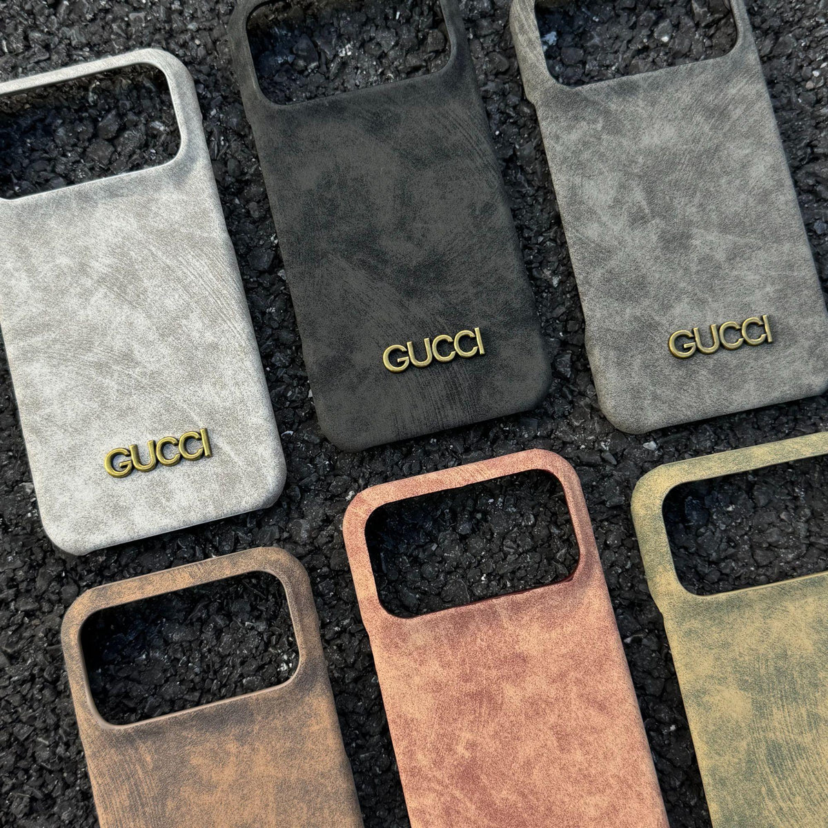 Capa clássica vintage estilo camurça para iPhone