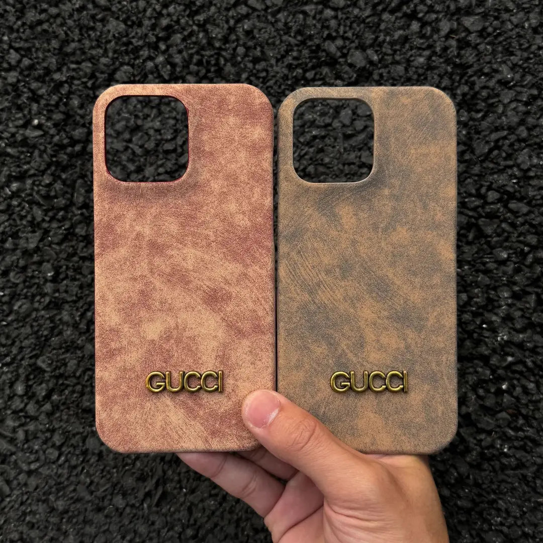 Capa clássica vintage estilo camurça para iPhone