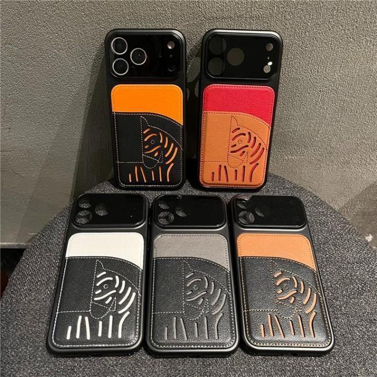 2026 Nyt Premium Læder Card Slot iPhone-etui – Limited Edition Year of the Horse