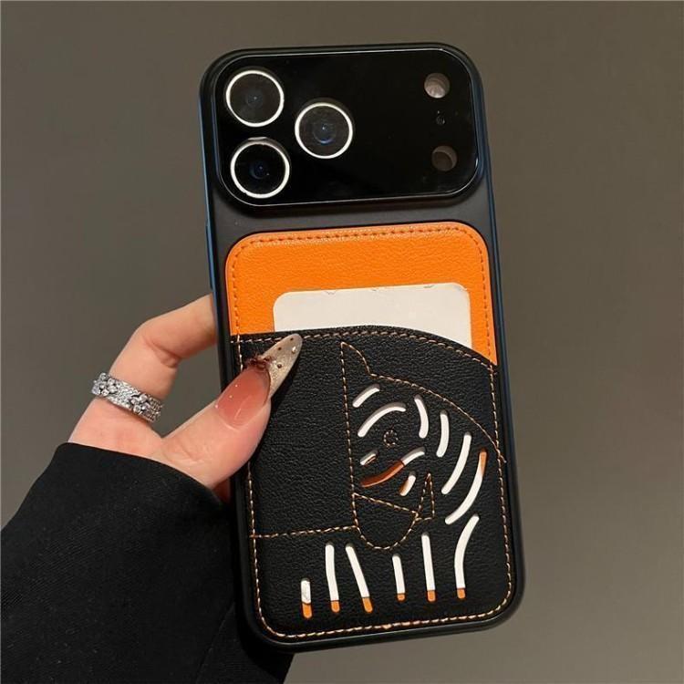 2026 Nyt Premium Læder Card Slot iPhone-etui – Limited Edition Year of the Horse