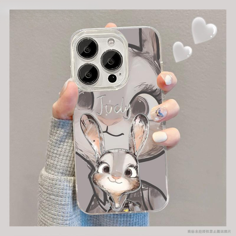주토피아에서 영감을 받은 iPhone 케이스 세트 – Judy Hopps & Nick Wilde