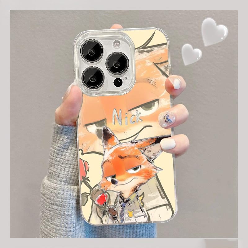 주토피아에서 영감을 받은 iPhone 케이스 세트 – Judy Hopps & Nick Wilde