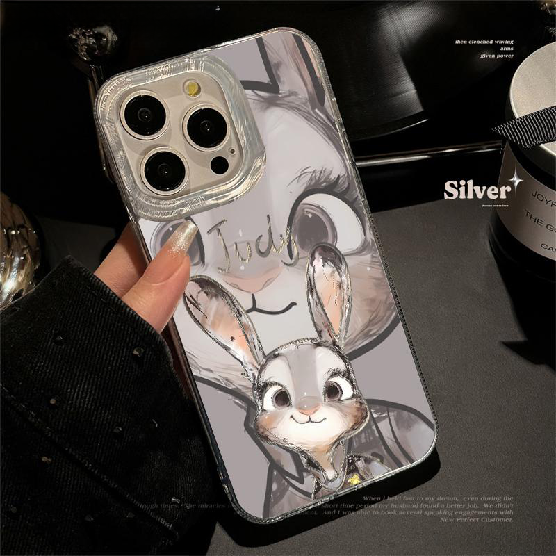 주토피아에서 영감을 받은 iPhone 케이스 세트 – Judy Hopps & Nick Wilde