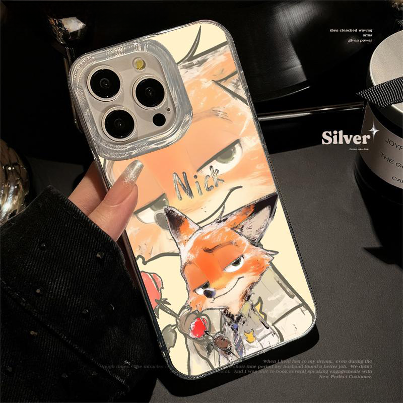 주토피아에서 영감을 받은 iPhone 케이스 세트 – Judy Hopps & Nick Wilde