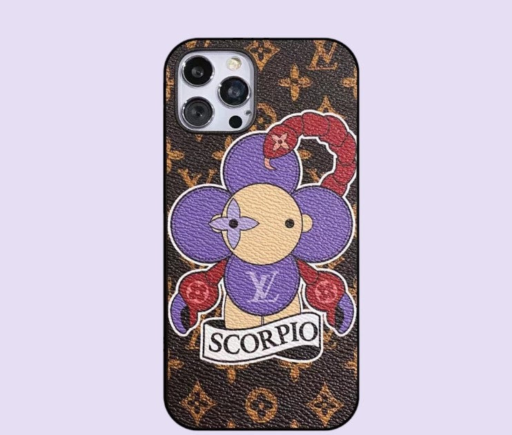 Husă pentru iPhone pictată Scorpio Love Realizată la comandă