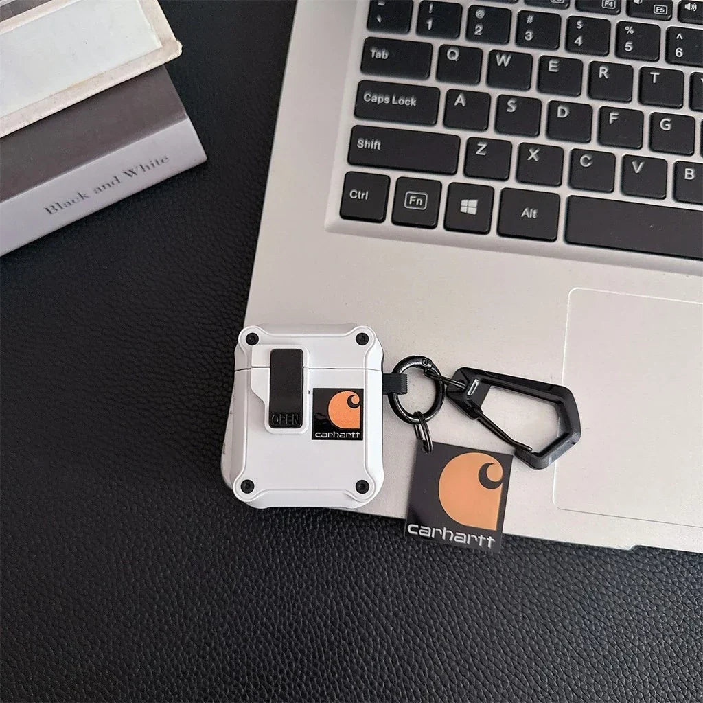 Odolné pouzdro AirPods s karabinou